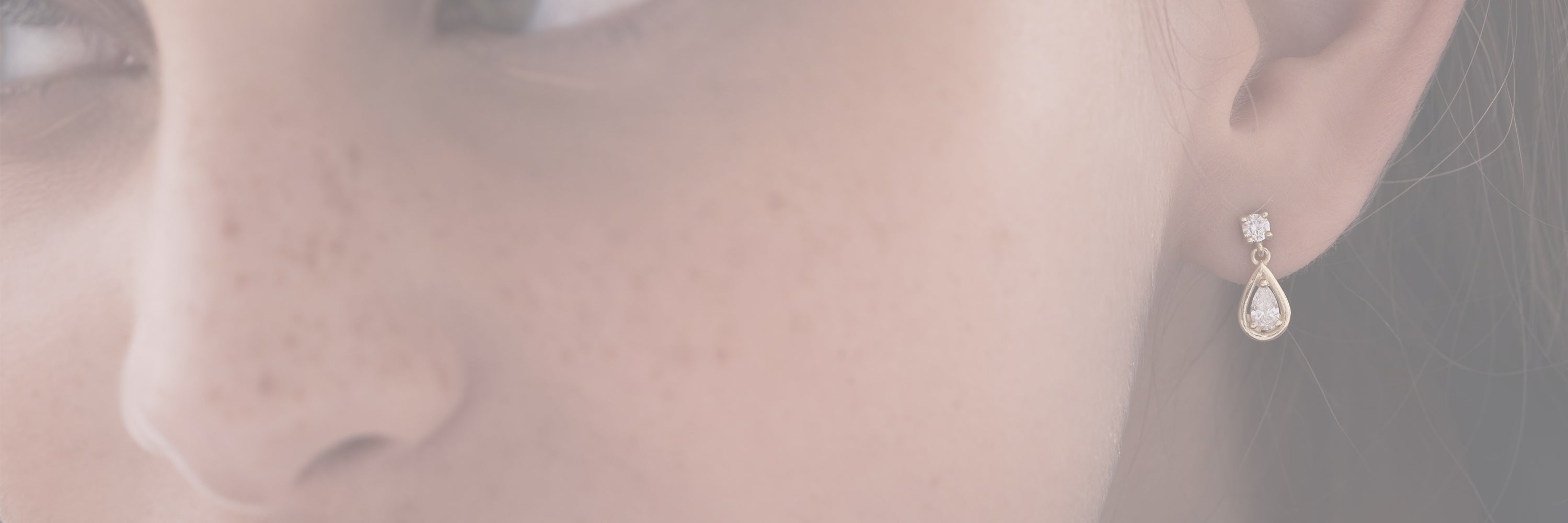 עגילי יהלומי מעבדה