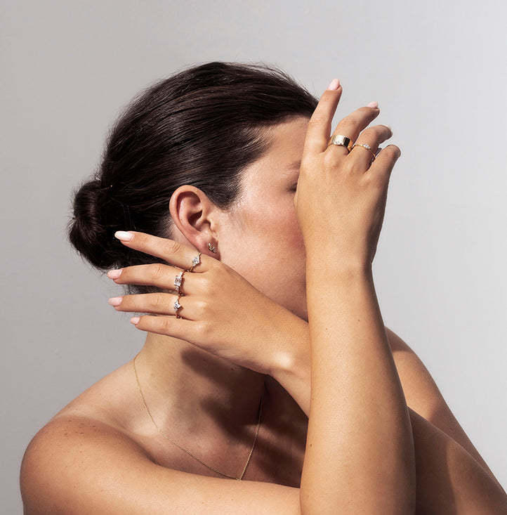 An impressive marquise-cut diamond ring